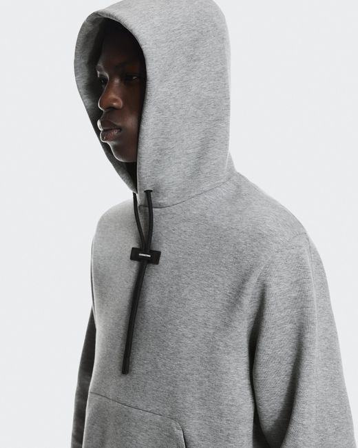 On Shoes Gray Focus Tech Hoodie for men
