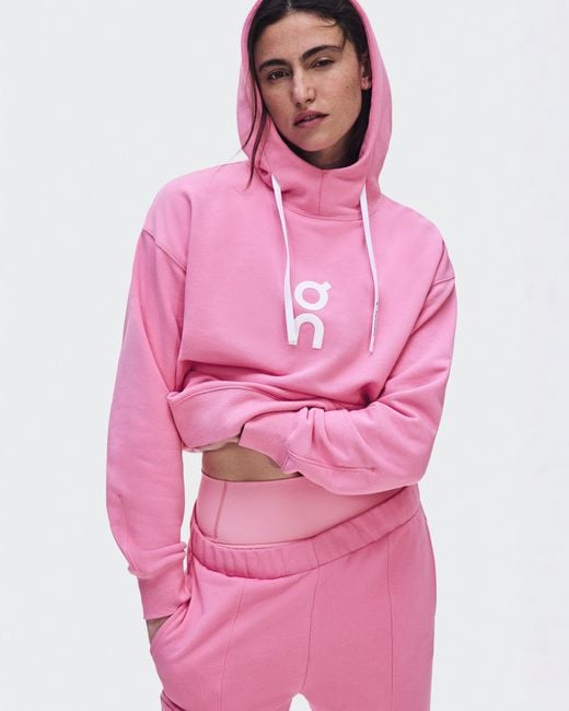On Shoes Pink Club Hoodie