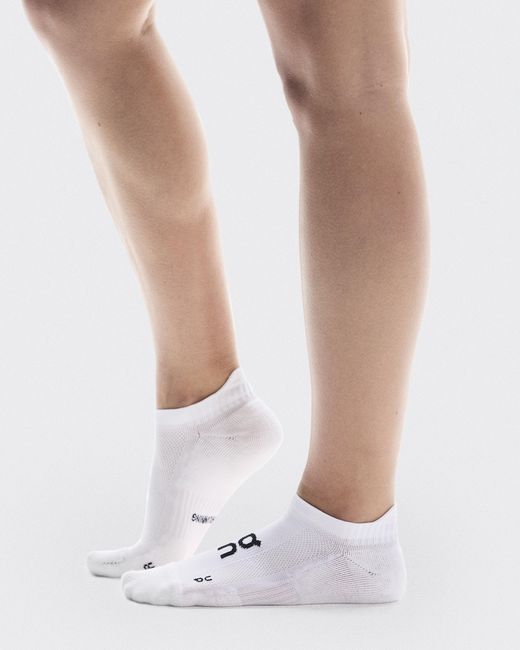 On Shoes White Core Run Sock Low 2P