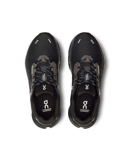On Shoes Black Cloudrunner 2 Waterproof