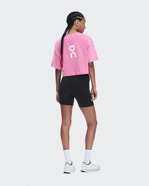 On Shoes Pink Club Boxy-T