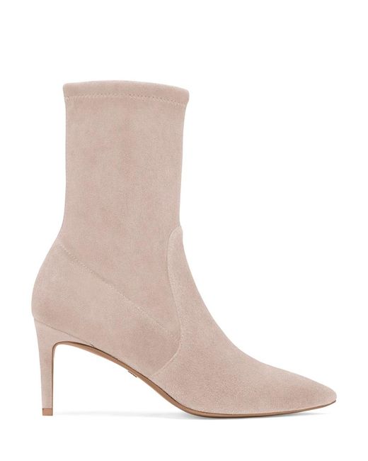Stuart Weitzman Leather The Wren 75 Boot in Brown - Lyst