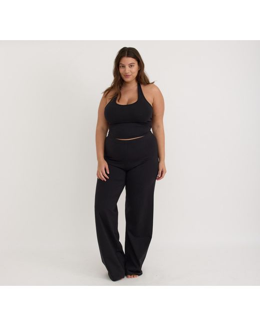 Organic Basics Black Core Halter Top