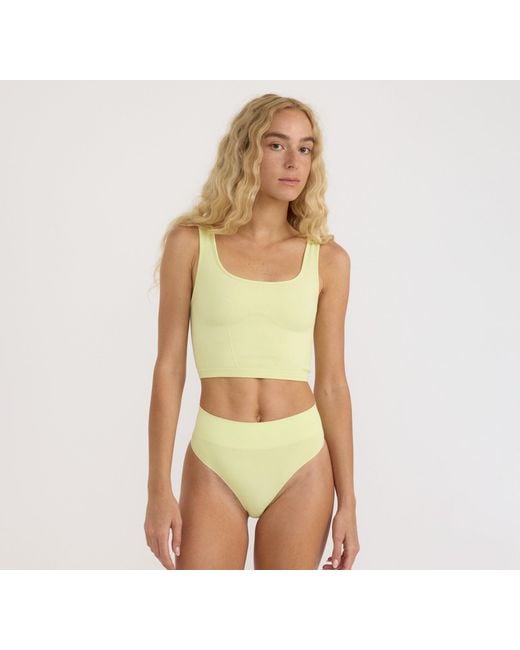 Organic Basics Green Smooth Thong