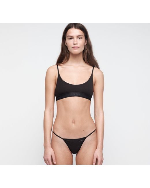 Organic Basics Black Core String