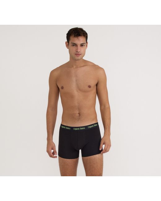 Organic Basics Black Core Trunks 9-Pack Spring for men