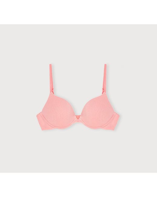 Organic Basics Pink Core Full Coverage Bra