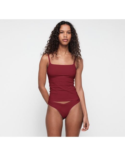 Organic Basics Red Flex Cami
