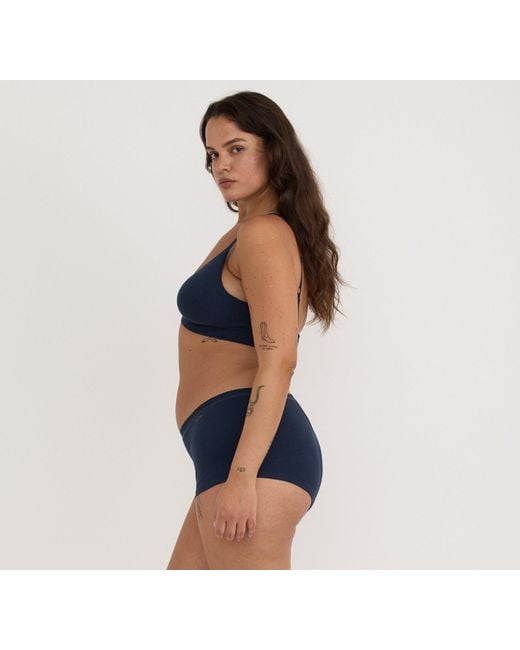 Organic Basics Blue Core Shorty
