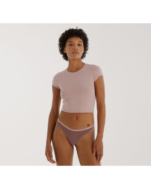 Organic Basics Brown Core Thong