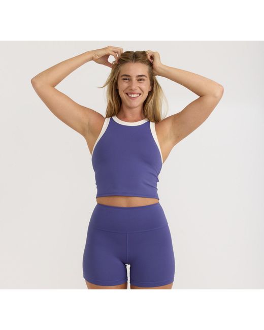 Organic Basics Purple Active Flow Tank Top