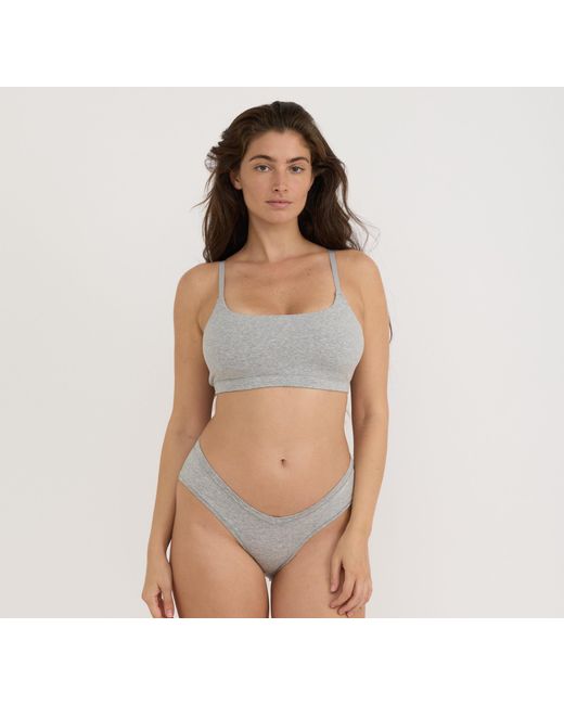 Organic Basics Blue Flex Bralette