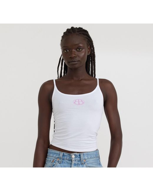 Organic Basics White Core Butterfly Singlet