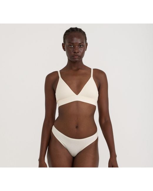 Organic Basics Brown Core Triangle Bralette