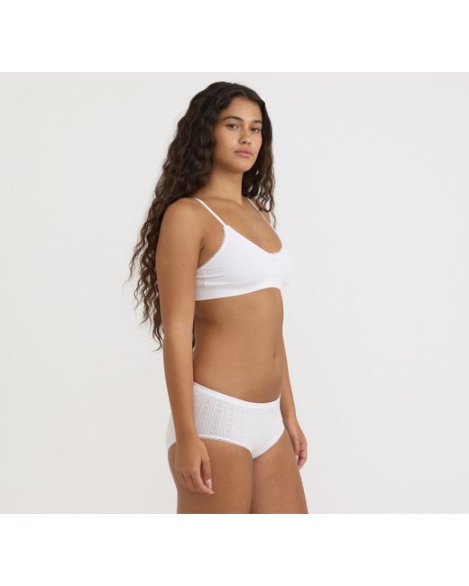 Organic Basics Brown Pointelle Hipster