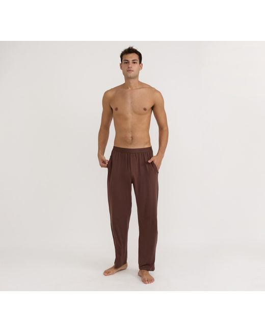 Organic Basics Red Premium Pants for men