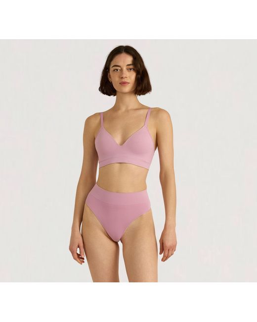 Organic Basics Pink Smooth Thong