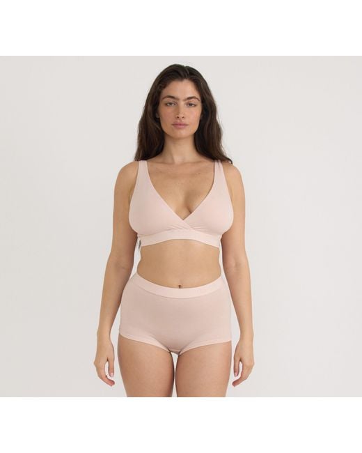 Organic Basics Natural Soft Touch Basic Bralette