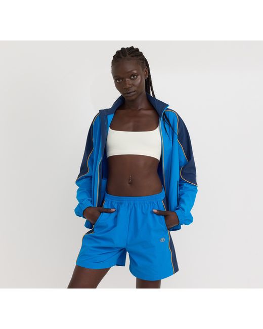 Organic Basics Blue Track Shorts