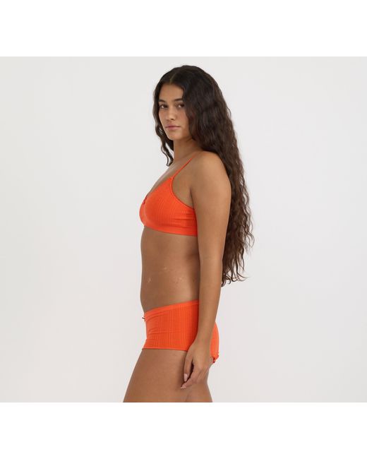 Organic Basics Orange Pointelle Shorty