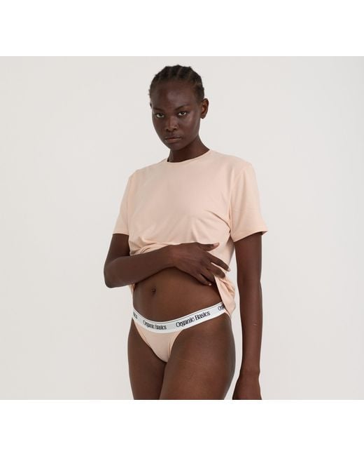 Organic Basics Brown Easy Tee