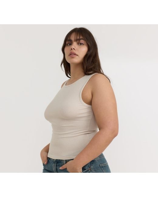 Organic Basics Natural Core Rib Tank Top