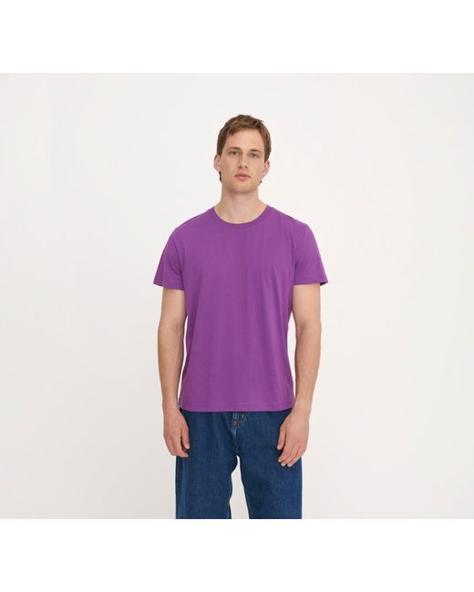 Organic Basics Purple True Regular Fit Tee for men