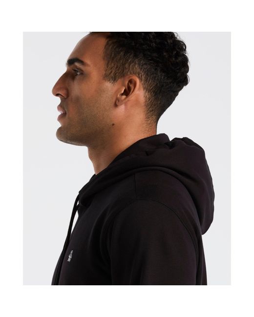 Original Penguin Sticker Pete Hoodie In True Black for men