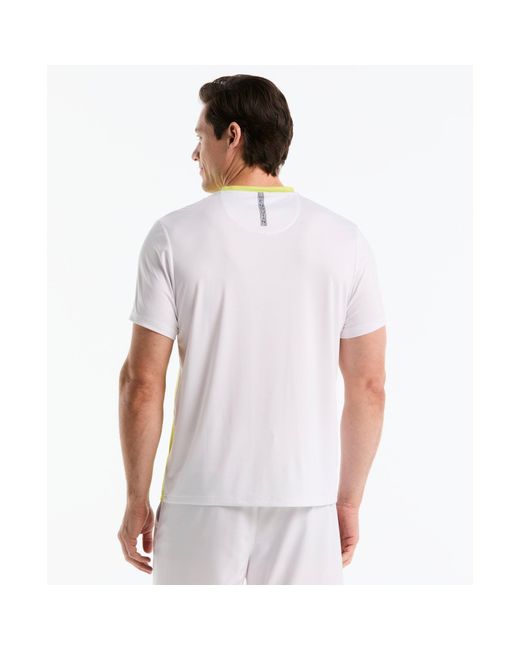 Original Penguin Green Vertical Ombre Tennis T-shirt In Sulphur Spring for men