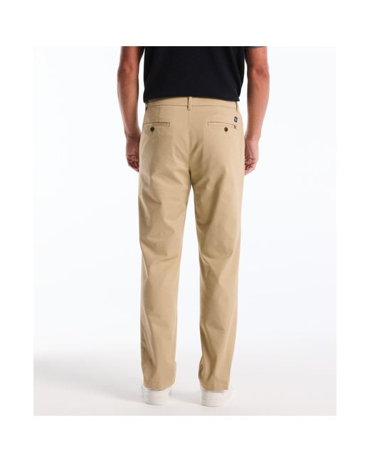 Original Penguin Black Straight Fit Chinos In Travertine for men