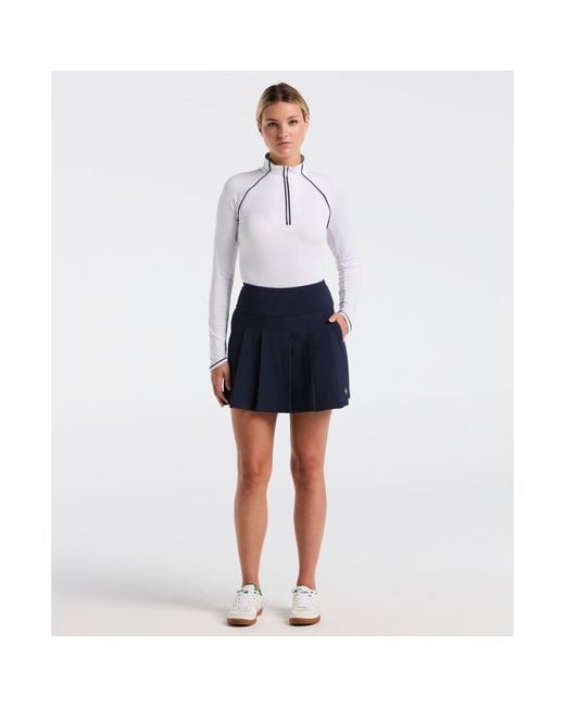 Original Penguin Blue Women's Pleated 17" Golf Skort In Black Iris for men