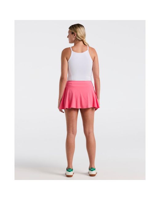 Original Penguin Red Women's Jacquard Tennis Skort In Camellia Rose for men