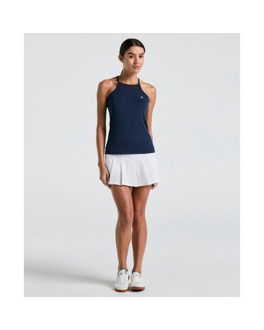 Original Penguin Blue Women's Pleated Tennis Skort In Bright White for men