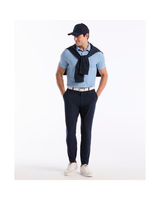 Original Penguin Blue Pete Performance Golf Jogger In Black Iris for men