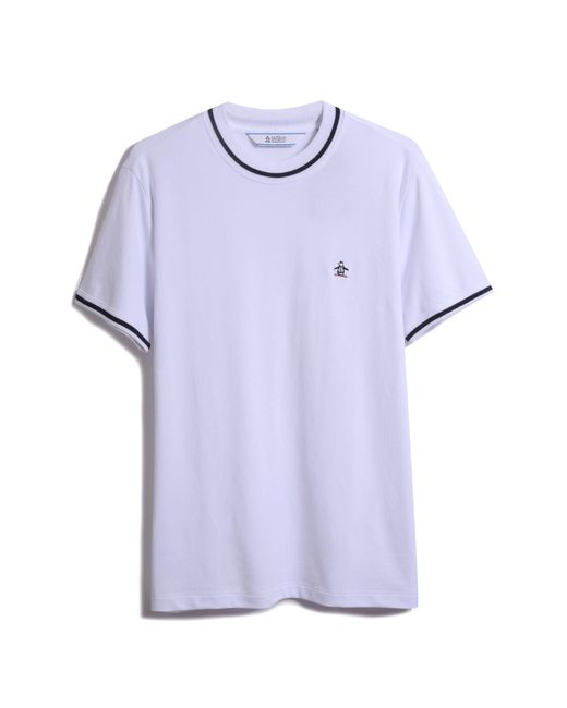 Original Penguin Icons Pique T-shirt In Bright White for men