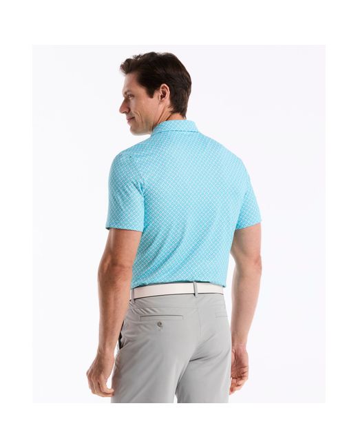 Original Penguin Birdseye View Golf Polo In Blue Radience for men