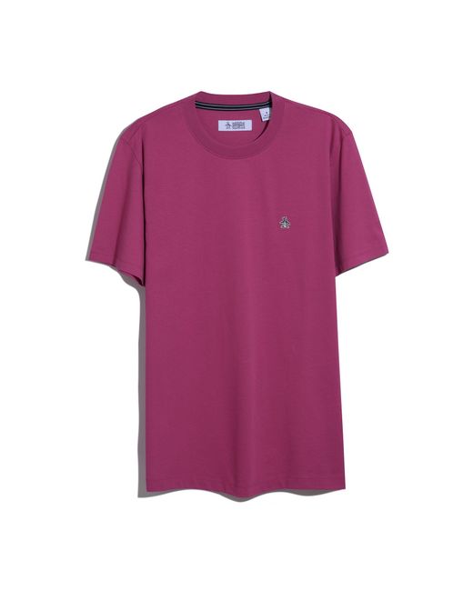 Original Penguin Pink Sticker Pete Logo T-shirt In Magenta Haze for men