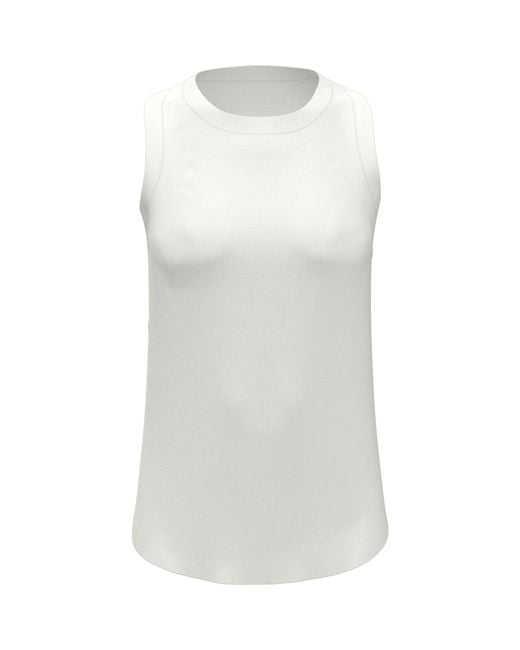 Original Penguin Women's Ribbed Tennis Tank Top In Bright White for men