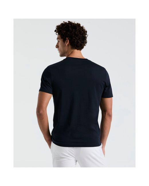 Original Penguin Blue Hd Tonal Logo T-shirt In Dark Sapphire for men