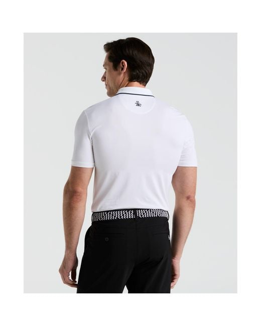 Original Penguin The Caddy Golf Polo Shirt In Bright White for Men