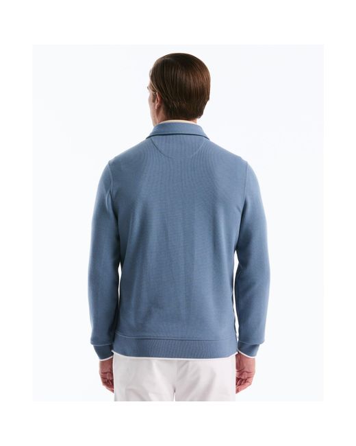 Original Penguin Piped Track Jacket In Copen Blue for men