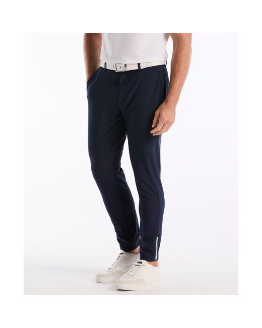 Original Penguin Blue Pete Performance Golf Jogger In Black Iris for men