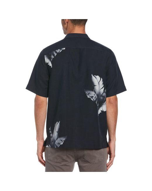 Original Penguin Cotton Leaf Print 