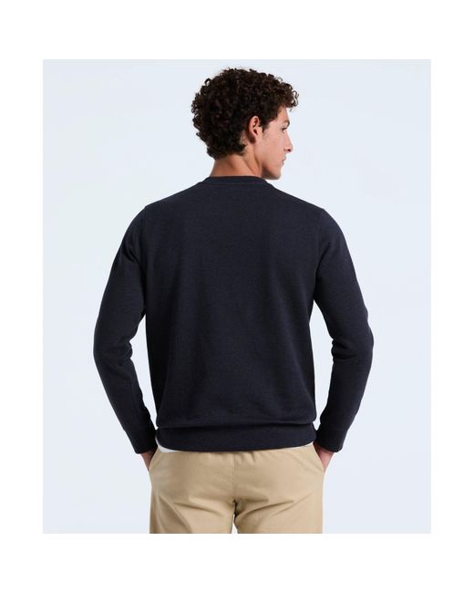 Original Penguin Black Plaid Logo Graphic Sweatshirt In Sapphire Heather for men