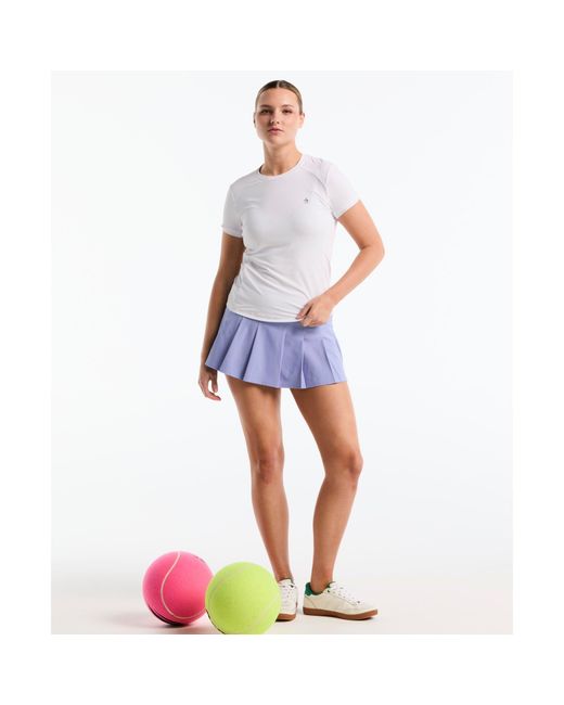 Original Penguin Blue Women's Pleated Tennis Skort In Pale Iris for men
