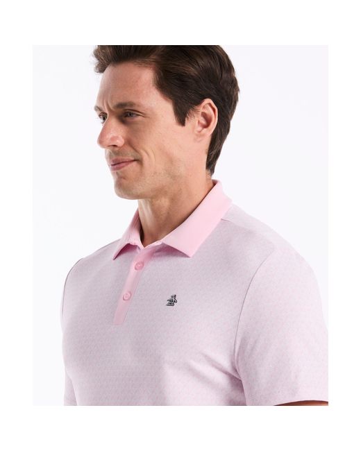 Original Penguin Purple Pete's Tee Time Golf Polo In Pirouette for men
