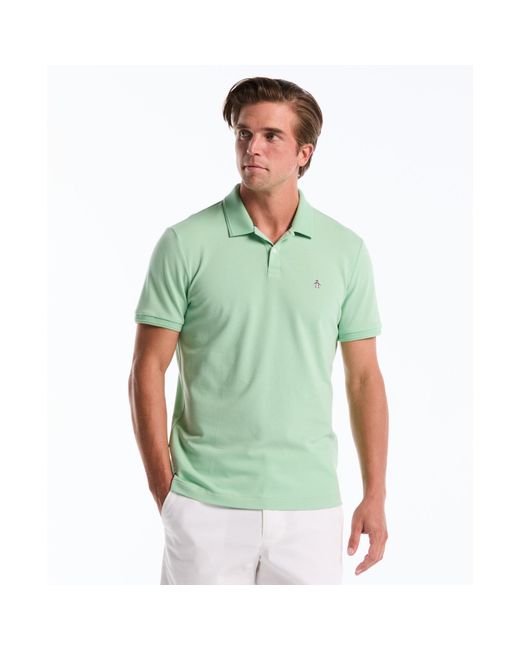 Original Penguin Green Daddy Pique Polo Shirt In Hemlock for men