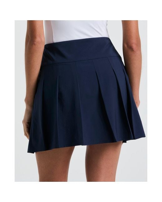 Original Penguin Blue Women's Pleated 17" Golf Skort In Black Iris for men