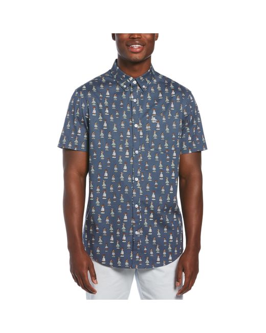 Original Penguin Cotton Hula Girl Print 