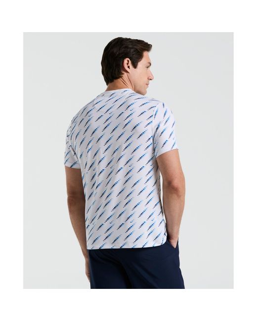 Original Penguin Performance Tennis Ball Block T-shirt In Bright White for men